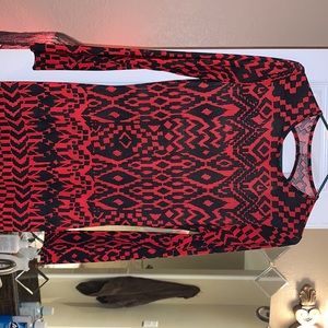 Long black/red dress!